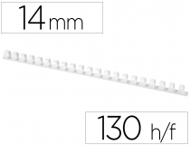 Canutillo Q-connect redondo 14 mm plastico