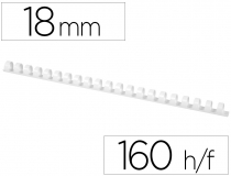 Canutillo Q-connect redondo 18 mm plastico