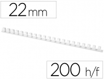 Canutillo Q-connect redondo 22 mm plastico