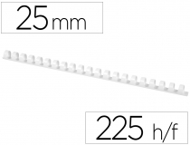 Canutillo Q-connect redondo 25 mm plastico