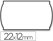 Etiquetas Meto onduladas 22x12 mm lisa