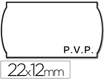 Etiquetas Meto onduladas 22x12 mm pvp