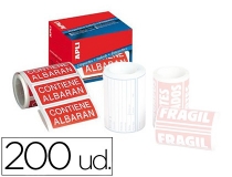 Etiquetas Apli contiene albaran 50x100