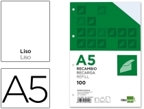 Recambio Liderpapel A5 100 h 100g  RB03
