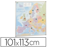 Mapa mural Faibo europa politico magnetico