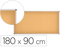 Pizarra corcho Q-connect 180x90 cm marco
