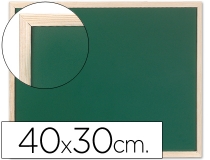 Pizarra verde Q-connect marco de madera