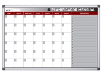 Planning magnetico Bi-office mensual lacado marco