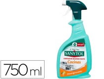 Limpiador desinfectante Sanytol para cocinas con