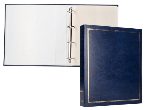 Comprar Album de fotos Liderpapel anillas serie classic con 20 hojas autoadhesivas color 166684 , azul