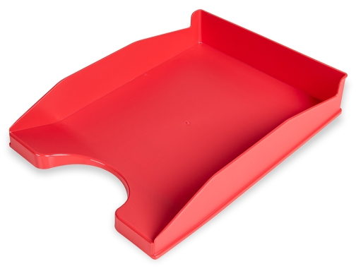 Comprar Bandeja sobremesa plastico Q-connect rojo opaco 240x70x340 mm KF04190