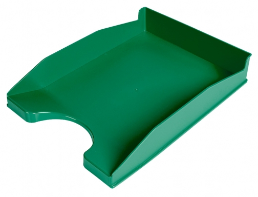 Bandeja sobremesa plastico Q-connect verde opaco