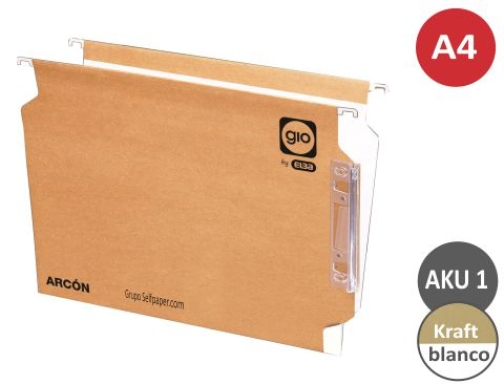 colgante Gio Arcón Din A4, hamaca visor lateral tamaño 330x275x345 400021926 , kraft