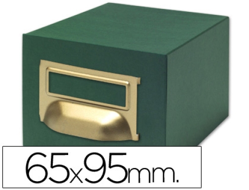 Comprar Fichero fichas tela verde 500 fichas n.1 tamaño 65x95 mm Liderpapel 03599