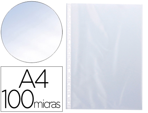 Comprar Funda multitaladro Q-connect Din A4 100 mc cristal bolsa de 100 unidades KF14841