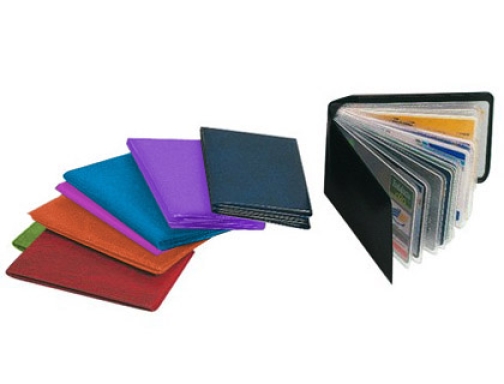 de fabricadas pvc base opaca capacidad 10 tarjetas colores m