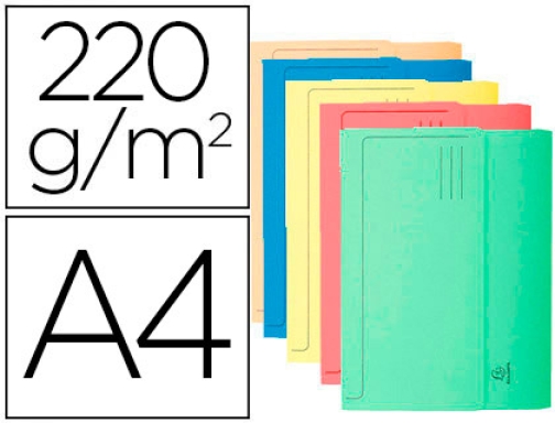 Comprar Subcarpeta cartulina con bolsa Exacompta Din A4 colores surtidos 210 gr 47970E