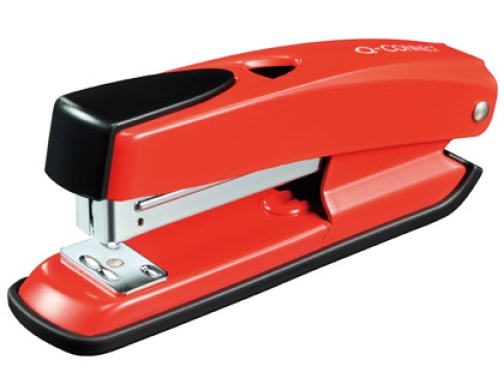Comprar Grapadora Qconnect KF02152 plastico abs roja capacidad 20 hojas