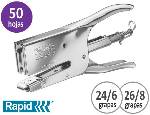 Rapid de k1 capacidad 50 hojas usa grapas 22 6 10510601