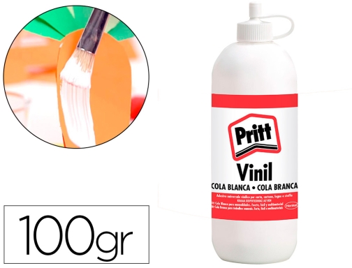 Comprar Pegamento cola blanca Pritt vinil bote de 100 gr 1869964
