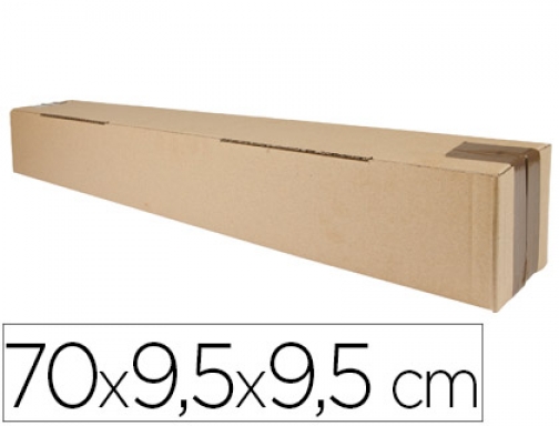 Caja para embalar Q-connect tubo medidas 725x95x95 mm espesor carton 3 mm KF26145, imagen mini