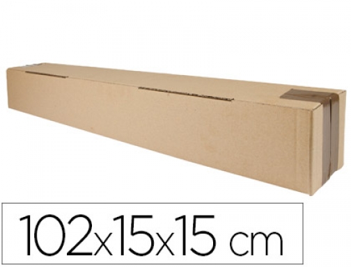 Caja para embalar Q-connect tubo medidas 1020x150x150 mm espesor carton 3 mm KF26146, imagen mini
