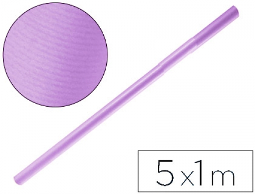Papel kraft Liderpapel lila rollo 5x1
