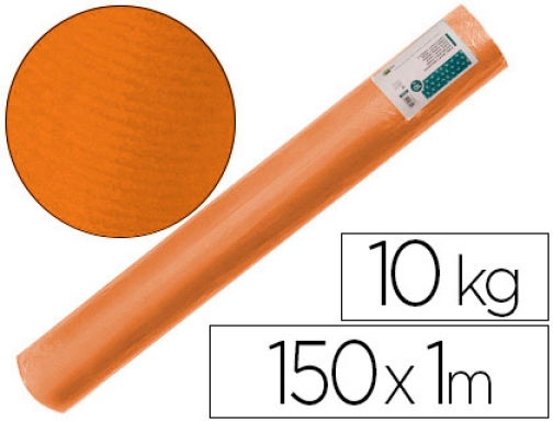 Comprar Papel kraft verjurado Liderpapel naranja ancho 1 mt longitud 150 mt gramaje 68202
