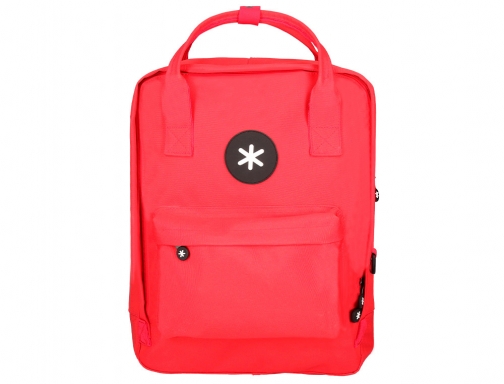 Comprar Cartera Antartik mochila 2 asas y bolsillos exteriores rojo 300x115x390 mm ME23