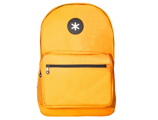 Comprar Cartera Antartik mochila con asa y bolsillo frontal concremallera color mostaza 320x140x430 TK21