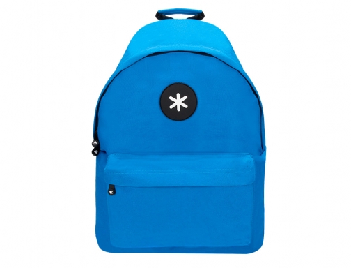 Cartera Antartik mochila con asa y bolsillos con cremallera color azul 310x160x410 TK26, imagen mini