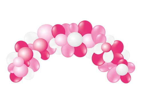 Comprar Globo 100% latex biodegradable guinarlda arco baby pink 55 unidades colores pastel Vivalloons 26493