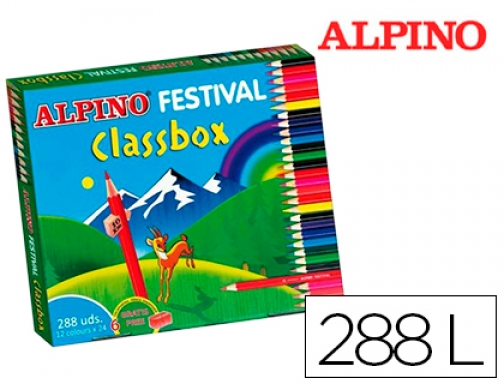 Lapices de colores Alpino festival