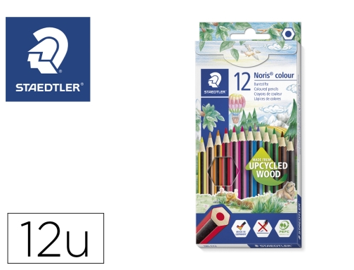 Caja de lápices de colores cortos marca Staedtler con 12 colores. - Vernaza  Grafic