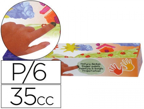 Pintura Dedos Jovi 540 C/5 Colores 35 Ml - Envío gratis en 24/48 horas.