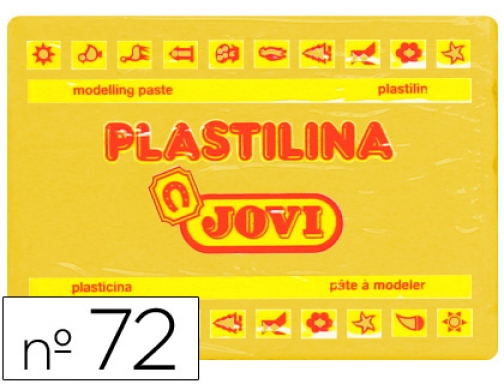 Plastilina Jovi 72 amarillo oscuro -unidad