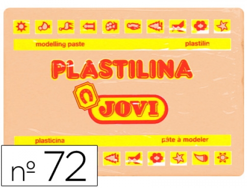 Plastilina Jovi 72 carne -unidad -tamaño