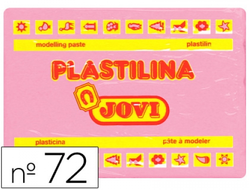 Plastilina Jovi 72 rosa -unidad -tamaño