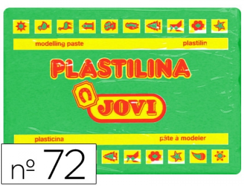 Plastilina Jovi 72 verde claro -unidad