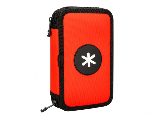 Comprar Plumier escolar Antartik doble color rojo 28 piezas TK73