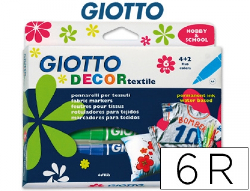 Rotulador Giotto decor textile para camisetas