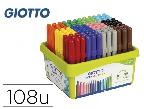 Rotulador Giotto turbo maxi school pack