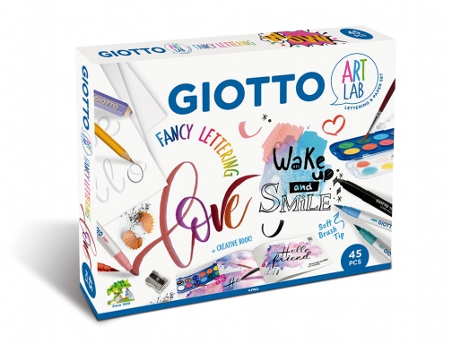 Set creativo Giotto art lab fancy lettering F582100, imagen mini