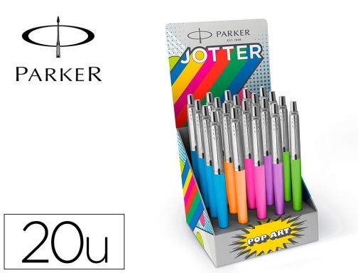 Comprar Boligrafo Parker jotter originals pop art edicion especial expositor de 20 unidades 2141360
