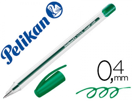 Comprar Boligrafo Pelikan stick super soft verde 601481