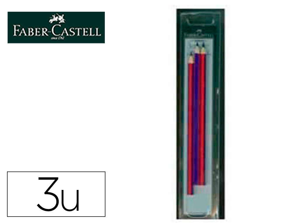 Lapices bicolor fino faber-castell 2160-rb
