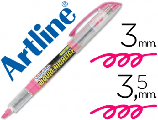 Rotulador Artline fluorescente ek-640 rosa -punta