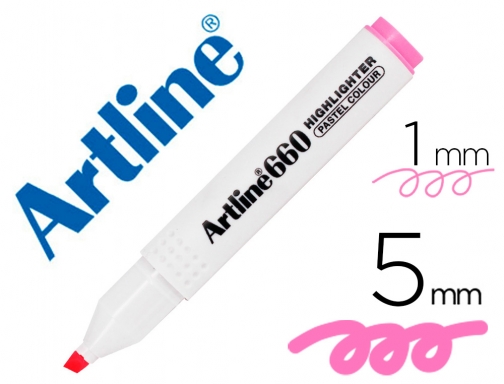 Rotulador Artline fluorescente ek-660 rosa