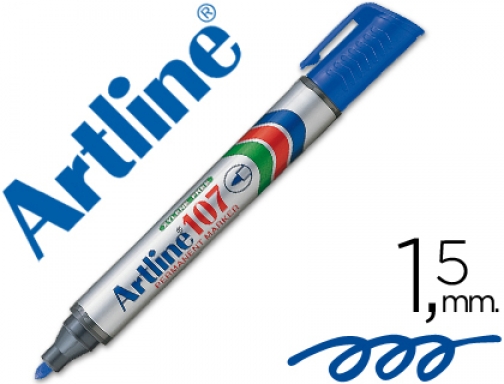 Rotulador Artline marcador permanente 107 azul