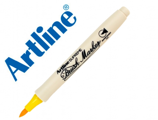 Rotulador Artline supreme brush epfs pintura base de agua punta tipo pincel EPFS F AL , amarillo limon, imagen mini